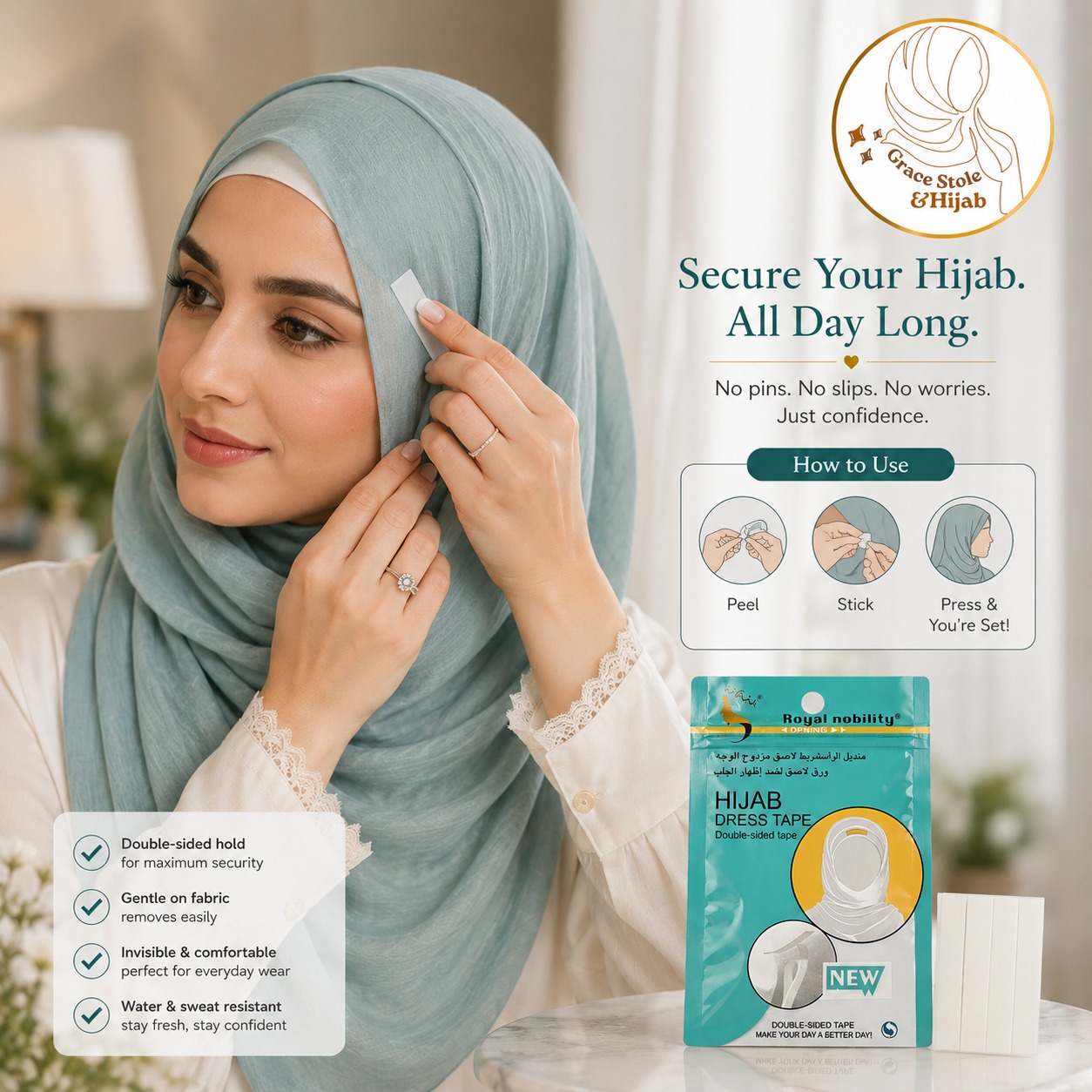 hijab tapes