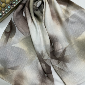 printed lawn scarf