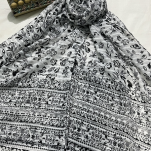 printed cotton linen scarfs