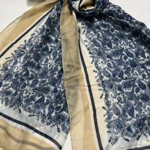 printed cotton linen scarfs