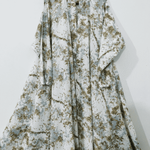 printed georgette abaya