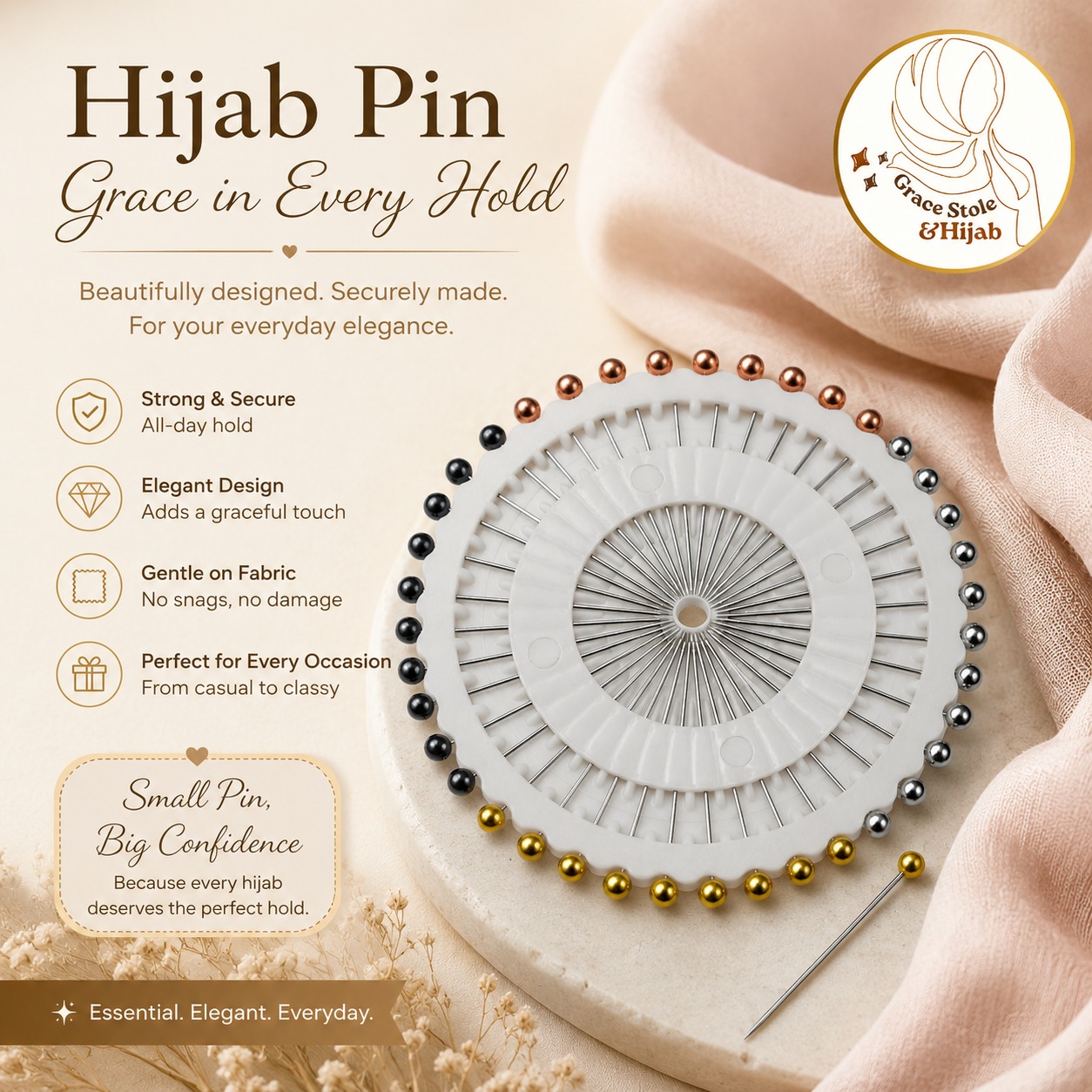 metal pins wheel