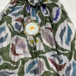 printed lawn scarf