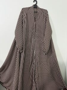 printed georgette abaya