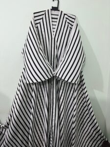 printed georgette abaya