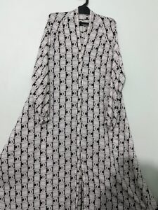 printed georgette abaya