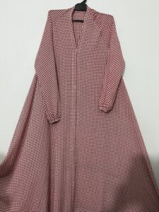 printed georgette abaya