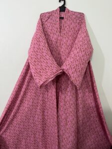 printed georgette abaya