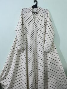 printed georgette abaya