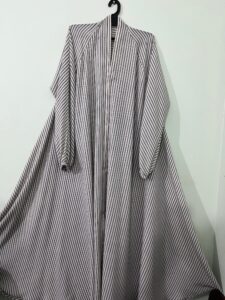 printed georgette abaya