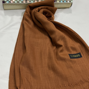 turkish lawn scarfs bronze brown