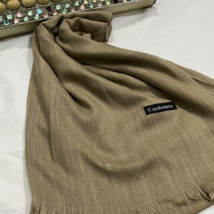 turkish lawn scarfs caramel brown