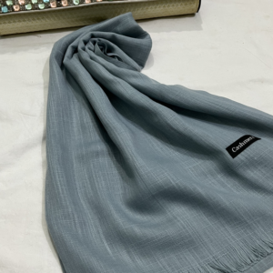 turkish lawn scarfs dusty blue