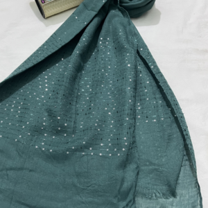 sequence lawn hijab emerald green