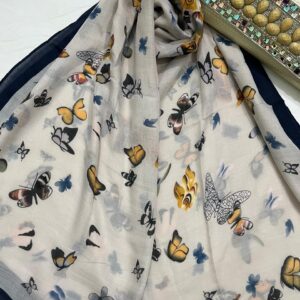 printed lawn scarf