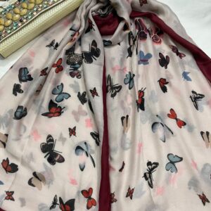 printed lawn scarf