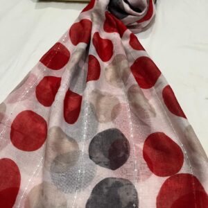 printed lawn scarf