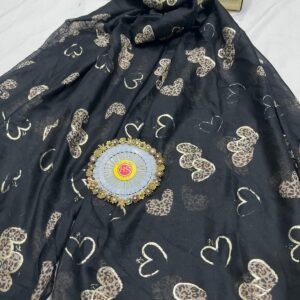 printed lawn scarf